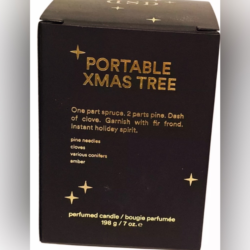D.S. & Durga Portable Xmas Tree Scented Candle Pine Holiday Full Size 7oz